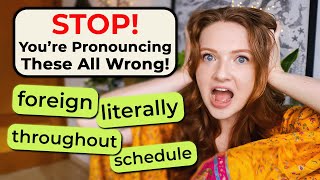 Most Common Pronunciation Mistakes in English ❌ [upl. by Arteid]