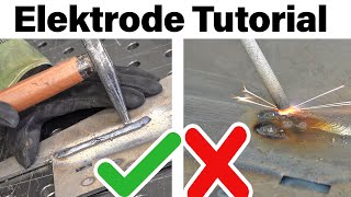 Wie schweißt man Elektrode  Tutorial für absolute Beginner  Igor Welder [upl. by Charity]