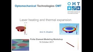 COMSOL simulation tutorial Laser Heating and Thermal Expansion  By Amir H Ghadimi [upl. by Ahsital]