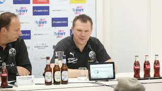 Pressekonferenz nach der Partie beim SV Sandhausen [upl. by Mat408]