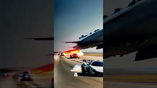 McLaren Supercar Speedtail vs F35 Fighter Jet usa [upl. by Atiras]