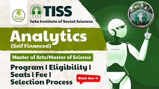 TISS Analytics Self Financed  Program  Eligibility  Seats  Fee  Selection Process  TISSNET [upl. by Eliam]