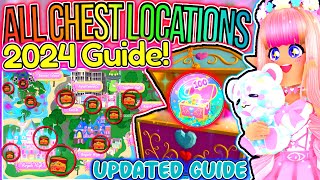 EVERY CHEST IN 2024 ROYALE HIGH 10K DIAMONDS amp ACCESSORIES ROBLOX Chest Locations amp Easy Guide [upl. by Ferdinande]