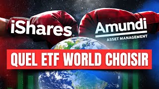 iShares vs Amundi  Quel ETF World choisir [upl. by Januisz]