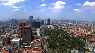 Sismo en la Ciudad de México 19 de septiembre 2017 visto desde la Torre Latinoamericana [upl. by Eivod]