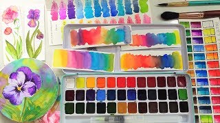 Wow Cheap paint Pretty Excellent Watercolor set of 36 Review [upl. by Chiquia]