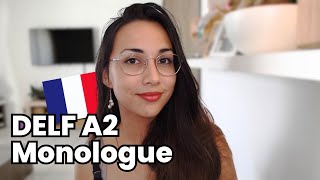 More DELF A2 Monologue Examples  Learn To French [upl. by Aes67]