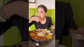 Only ₹250 mai khaya itna bada Rajasthani Thali Rajasthan mai😋 shorts minivlog dailyvlog thali [upl. by Karleen]