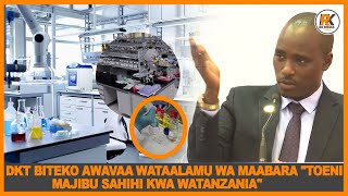 DKT BITEKO AWAVAA WATAALAMU WA MAABARA TOENI MAJIBU SAHIHI KWA WATANZANIA [upl. by Ynej]