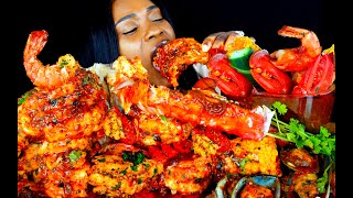 KING CRAB SEAFOOD BOIL MUKBANG  SEAFOOD MUKBANG  DESHELLED SEAFOOD BOIL  ASMR EATING  MUKBANG [upl. by Davies]