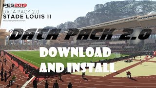 PES 2019  Data Pack 20 DLC 20  DLC 10  DownloadInstall For PC  HD [upl. by Allan]