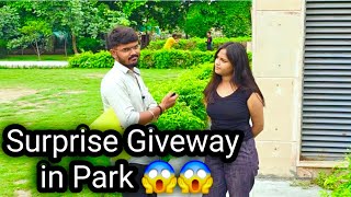 Surprise Giveway in Park 😍😱  Vlog 1 [upl. by Silliw]