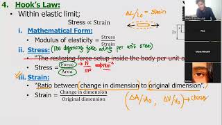 hookes law solid state physics [upl. by Ynwat]