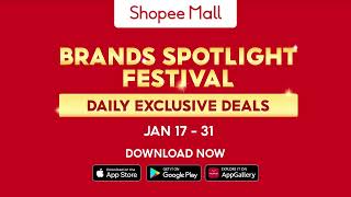 Shopee Brands Spotlight Festival from Jan 1731 [upl. by Ettelorahc963]