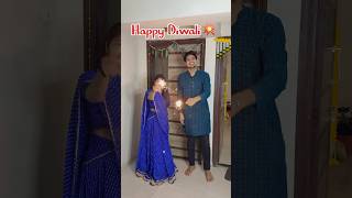 Happy Diwali 🪔❤️ Brothersister love  tiyaa  shubham trending diwali diwalispecial [upl. by Anaoy]