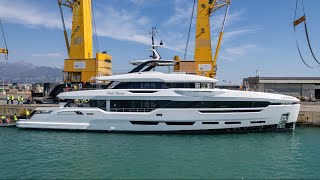 Baglietto DOM 133 3 Superyacht Yacht 2023 Launch [upl. by Ahsilaf]