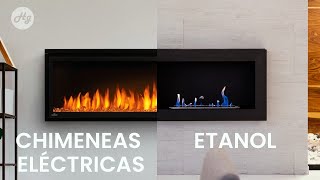 Chimeneas Eléctricas vs Chimeneas de Etanol Diferencias Principales [upl. by Certie]