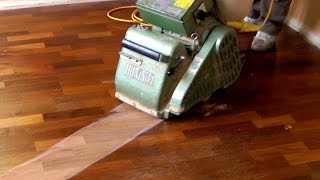 Sanding and Refinishing Hardwood Floors step by step [upl. by Mcevoy]