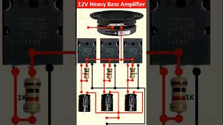 2SC5200 Powerful Bass Amplifier  12V Heavy Bass Amplifier  How to Make Amplifier with Transistor [upl. by Frans]