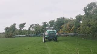 Ford 7000 and Berthoud Sprayer  Spraying 2020 [upl. by Helbonnas740]