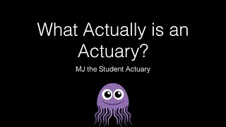 What Actually is an Actuary [upl. by Ruthann]