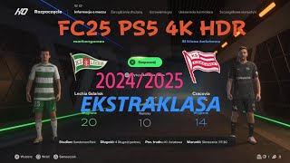 EA SPORTS FC 25 Lechia Gdańsk vs Cracovia quotEKSTRAKLASAquot PS5 4K HDR gameplay [upl. by Bartie658]