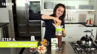 Takeya Iced Tea Recipe HowTo Classic Black iced tea infused with Apple Cinnamon amp Orange [upl. by Merna]