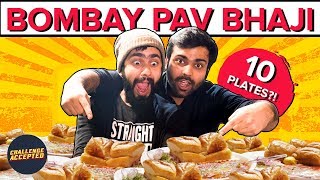 EPIC Pav Bhaji Eating Challenge at Jhakkas Bombay Pav Bhaji [upl. by Taite]