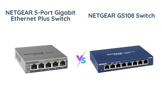 NETGEAR 5Port vs 8Port Gigabit Ethernet Switch Comparison [upl. by Adigirb207]