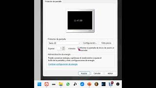 Cómo poner un reloj como salvapantallas en Windows11 [upl. by Ladd]