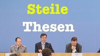 Komplette Bundespressekonferenz vom 10 April 2017 [upl. by Klimesh]