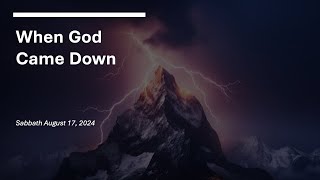 When God Came Down  Dr Shion OConnor [upl. by Hnad]