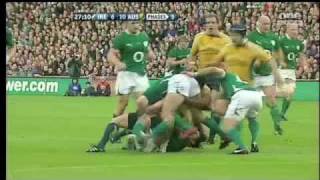 Wallabies vs Ireland Croke Park 2009 [upl. by Kerad346]