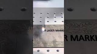 50W Fiber laser marking machine deep laser marking [upl. by Sinned]