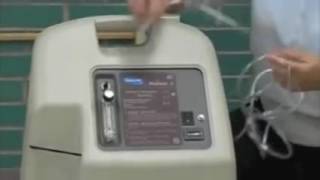 O2 Using The Oxygen Concentrator [upl. by Weinstein]