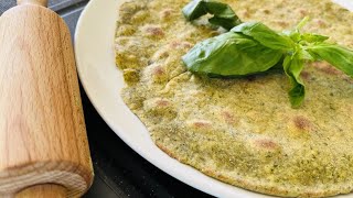 PIADINA DI SPINACI  Una ricetta semplice e sana da fare a casa  Piatto green [upl. by Ennahgem406]