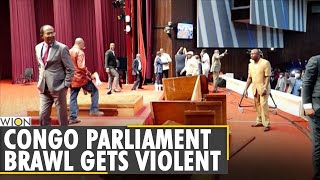 Violence in DR Congo Parliament as political crisis grows  Prez Felix dissolves ruling coalition [upl. by Pandora]