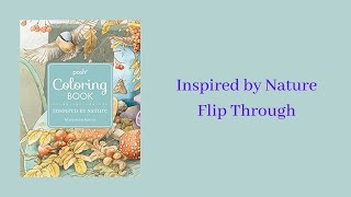 Posh Coloring Book Inspired by Nature by Marjolein Bastin Flip Through [upl. by Gerlac]