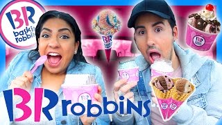 TASTING BASKIN ROBBINS [upl. by Eisned]