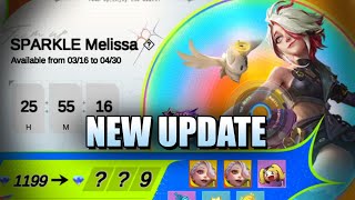 SPARKLE MELISSA AURORA NERF MARKSMAN MANA  NEW UPDATE PATCH 1858 ADVANCE SERVER [upl. by Tare]