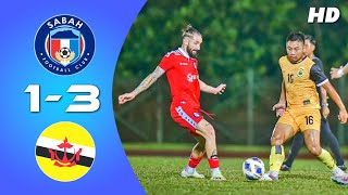 Brunai Darussalam 13 Sabah FC  International Friendly  Extended Highlights  692023 [upl. by Erialb]