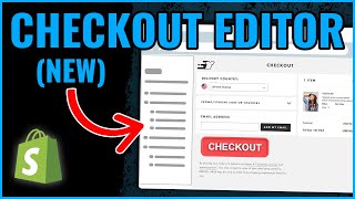 Enhance Shopify Conversion Rates with the New Checkout Editor [upl. by Aela569]