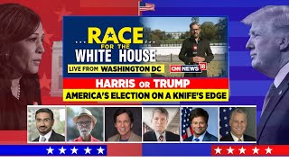 US Presidential Election 2024  Kamala Harris Or Donald Trump Americas Election On A Knifes Edge [upl. by Colb]