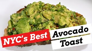 NYCs Best Avocado ToastEasy Recipe [upl. by Fancy]