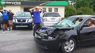 Returning Destroyed Rental Cars Prank [upl. by Idahs787]