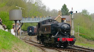 GWR Pannier Tank Engine No 1501  Severn Valley Railway  Spring Steam Gala 2022 Part 4 [upl. by Plantagenet]