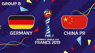 Germany vs China PR ᴴᴰ 08062019  FIFA Womens World Cup France 2019  FIFA 19 [upl. by Wit]