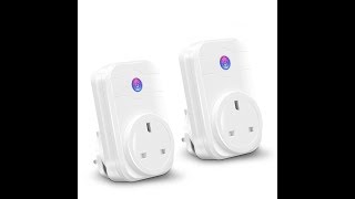 YTE SWA1 Wifi Smart Plug for Alexa Google Assistant 2 pack [upl. by Vin]