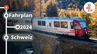 Wie geht es weiter mit dem GotthardBasistunnel  Das bringt der Fahrplan 2024 für die Schweiz [upl. by Blodgett]