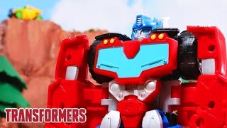 Transformers Rescue Bots  Stop Motion 247  Kids Show  Animation [upl. by Leopoldine]